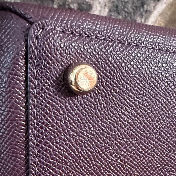 Coach Dark Fuscia Surrey Carryall - Picture 5 of 16